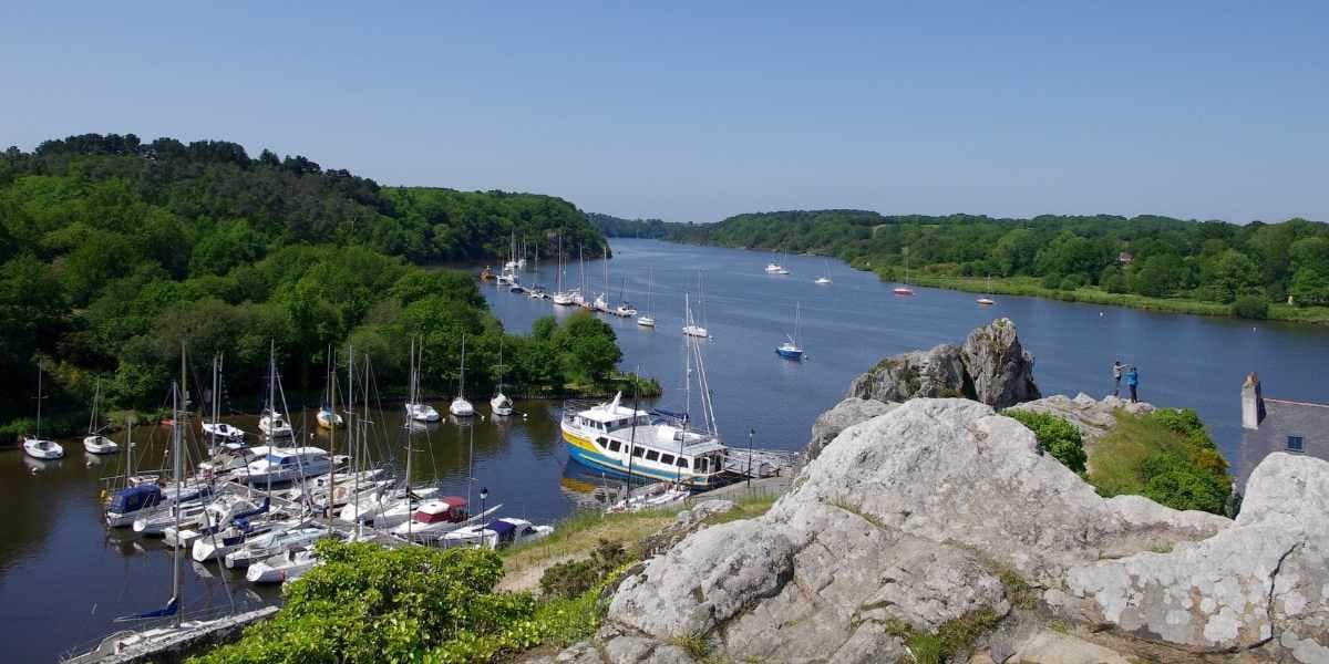 Escapades au-delà de la Loire-Atlantique : vue sur le port et la Vilaine